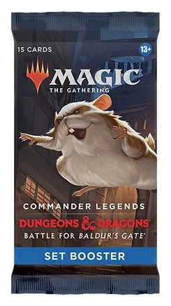 Magic The Gathering:  Commander Legends Battle for Baldur's Gate Set Booster Pack