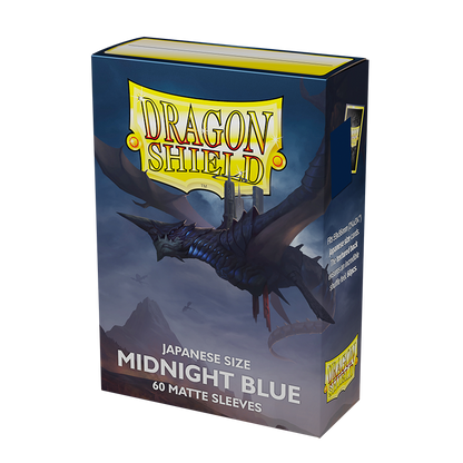 Dragon Shield: Japanese Size 60ct Sleeves - Midnight Blue (Matte)