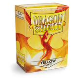 Dragon Shield: Standard 100ct Sleeves - Yellow (Matte)