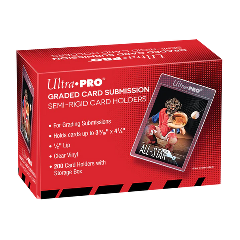 200 Ultra Pro Graded Card Submission Semi Rigid