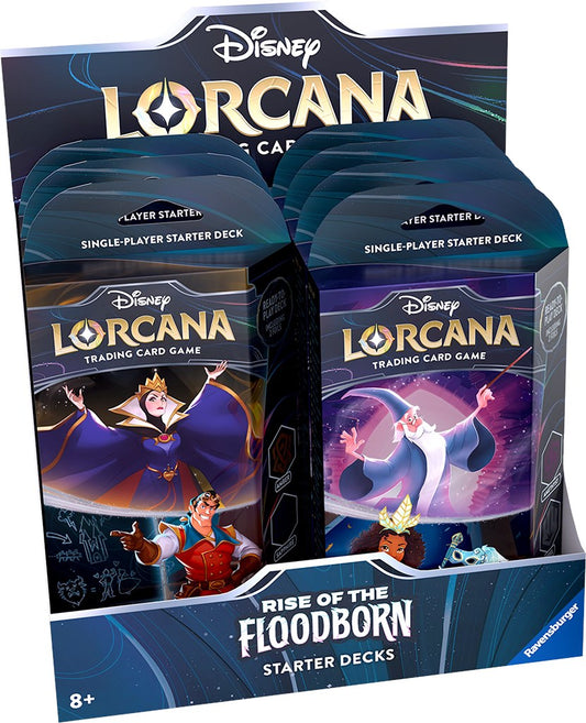 Disney Lorcana TCG: Rise of the Floodborn Starter Deck Display