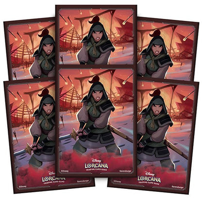 Disney Lorcana TCG: Card Sleeves (Mulan / 65-Pack)