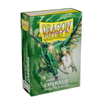 Dragon Shield: Japanese Size 60ct Sleeves - Emerald (Matte)