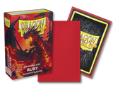 Dragon Shield: Japanese Size 60ct Sleeves - Ruby (Matte)