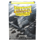 Dragon Shield: Standard 100ct Sleeves - Snow (Dual Matte)