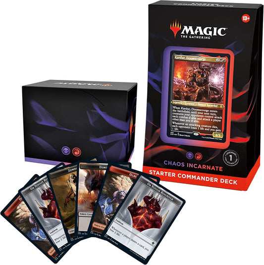 Magic The Gathering: Starter Commander Deck – Chaos Incarnate (Black-Red)