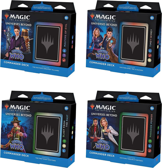 Magic The Gathering: Doctor Who - Commander Deck Display