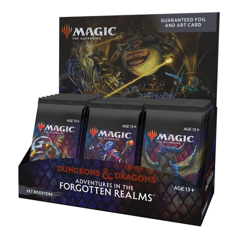 Magic The Gathering: Adventures In The Forgotten Realms Set Booster Display