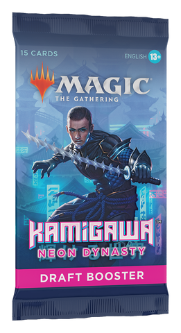 Magic The Gathering: Kamigawa Neon Dynasty One (1) Draft Booster Pack