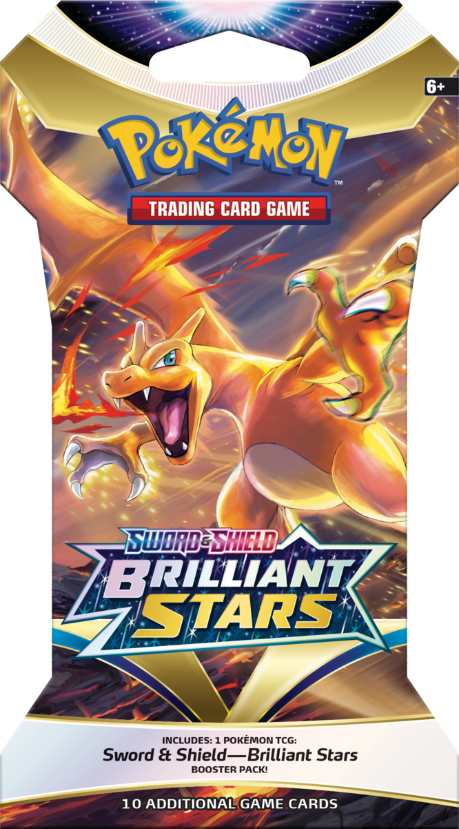 pokemon brilliant stars sleeved booster pack Pokemon Sword & Shield Brilliant Stars Sleeved Booster Pack