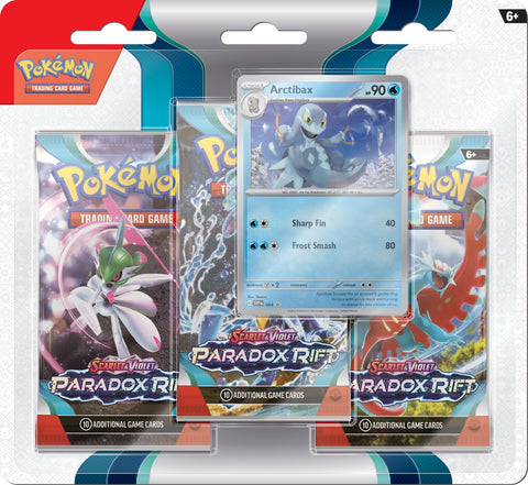 Scarlet & Violet: Paradox Rift - 3-Pack Blisters (Arctibax) *Pre-Order*