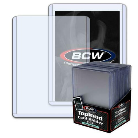 BCW 3x4 Thick Card 59Pt. Top Loaders 25 Pack